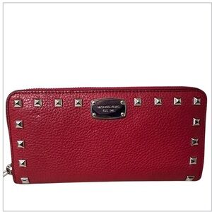 Michael Kors Studded Leather with Gold Accents